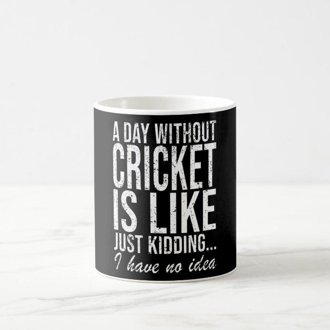 cricketkricketer Funny Sutning Gift Kaffemugg (Center)