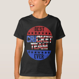 Cricketlagspelare självständighetsdag patriotisk U T Shirt