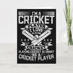 Cricketspel - Att spela cricket är smart Var en cr Kort