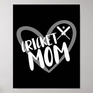 Cricketspelande mamma poster