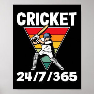 Cricketspelare 247365 Enthusiast Pion Poster