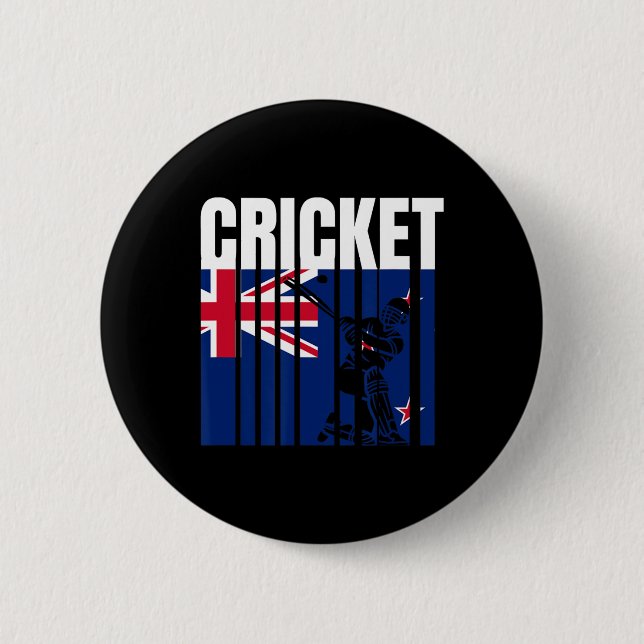 Cricketspelare 4  knapp (Framsida)