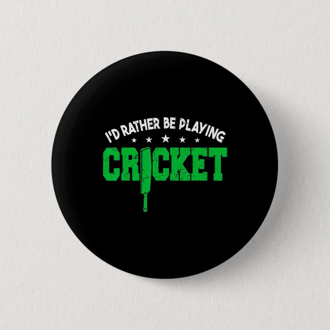 Cricketspelare för cricketträning herrar  knapp (Framsida)