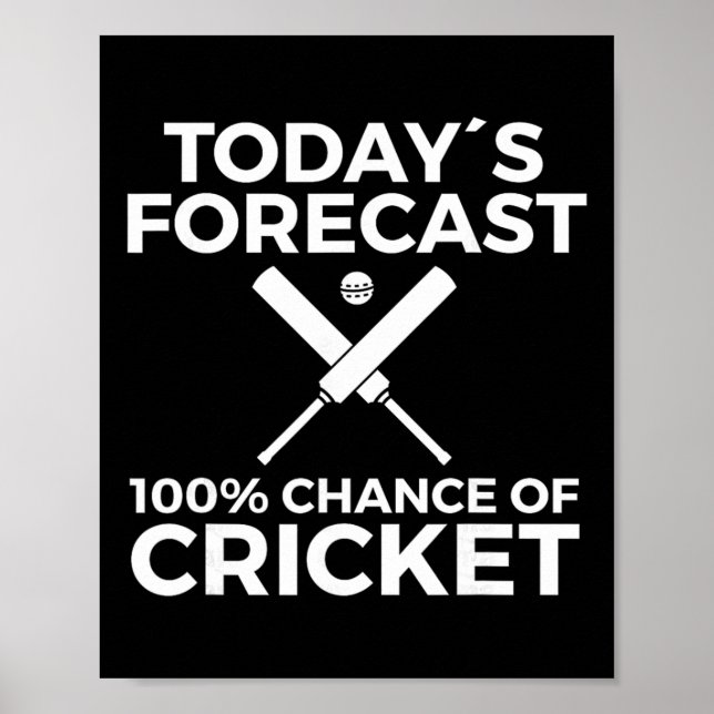 Cricketspelare  poster (Framsidan)