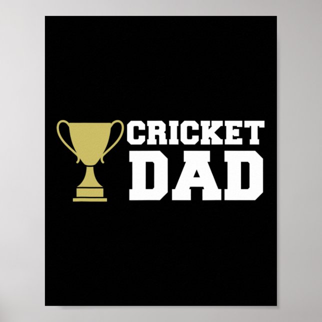 Cricketspelare Sport 1  Poster (Framsidan)
