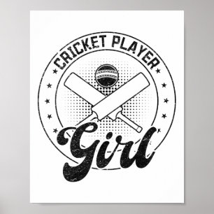 Cricketspelarflicka poster