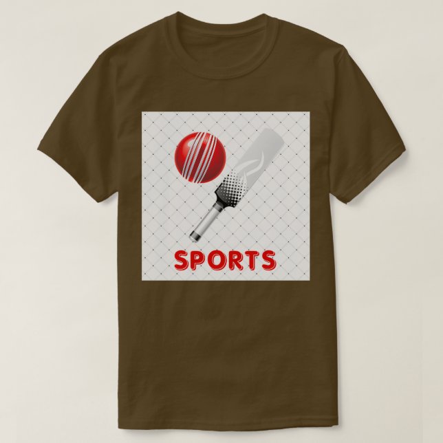 Cricketsportdesign för bubblor-etikett t shirt (Design framsida)