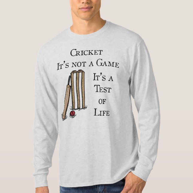 Crickettest Tee Shirt (Framsida)