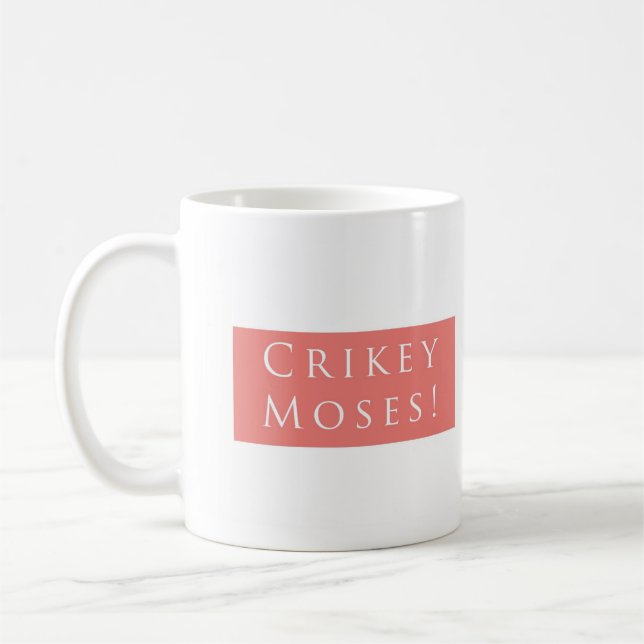 Crikey Moses! Vanliga rosor Kaffemugg (Vänster)