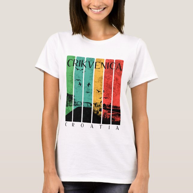 Crikvenica  t shirt (Framsida)