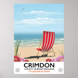 Crimdon, County Durham, England. Poster