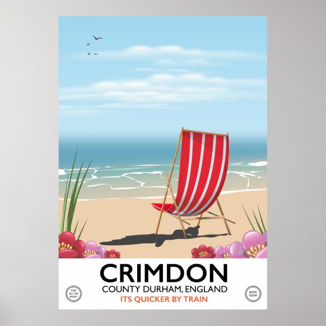 Crimdon, County Durham, England. Poster (Framsidan)