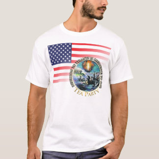 Crime Inc Tea Party Rebebell Tee Shirt