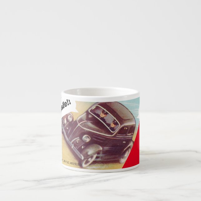 "Crime Klubb" Espresso Mugg Espressomugg (Framsidan)