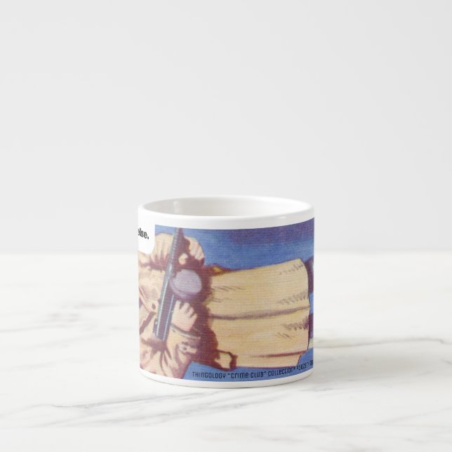 "Crime Klubb" Espresso Mugg Espressomugg (Framsidan)