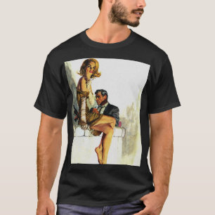 Crime Partners Vintage Pulp Magazine Cover Art T Shirt