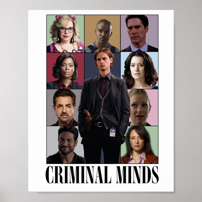 Crime Profiler Wall Art Poster (Framsidan)