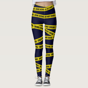 Crime Scene CSI-polischef sheriff Leggings