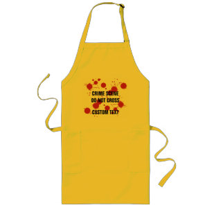 Crime Scene Långt Förkläde