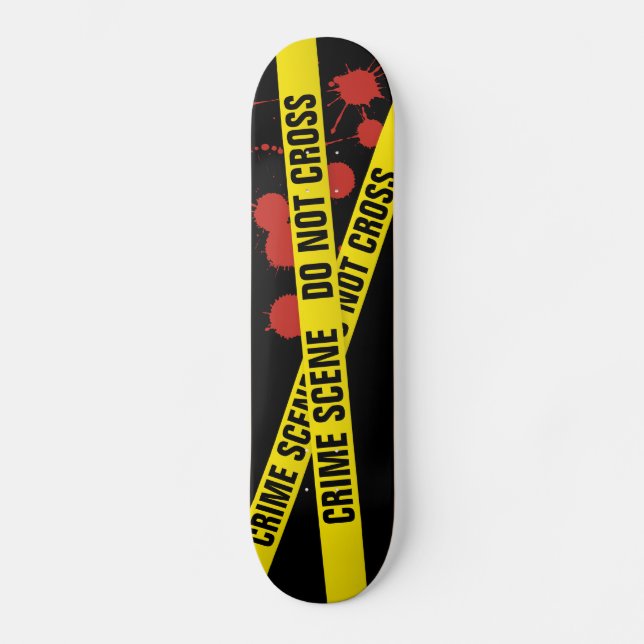 Crime Scene Mini Skateboard Bräda 18,5 Cm (Framsida)