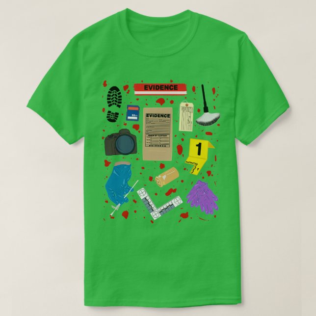 Crime Scene s T Shirt (Design framsida)