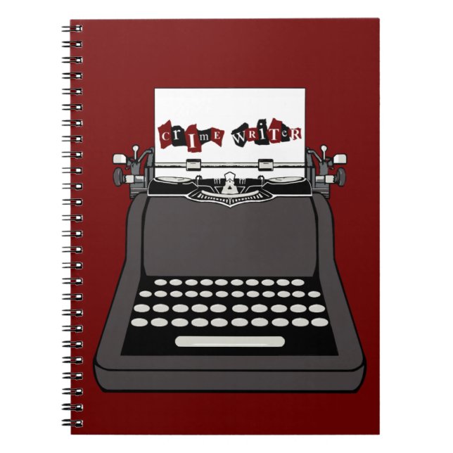 Crime Writer Anteckningsbok (Framsidan)