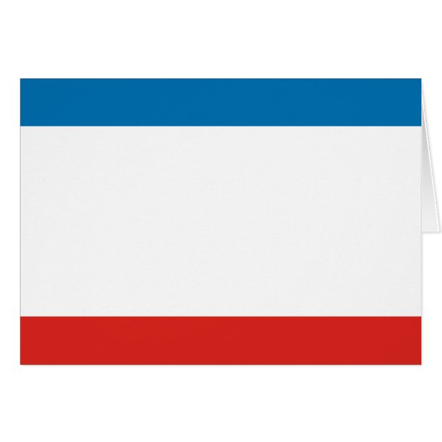 Crimea Flagga Hälsningskort (Framsidan Horizontal)