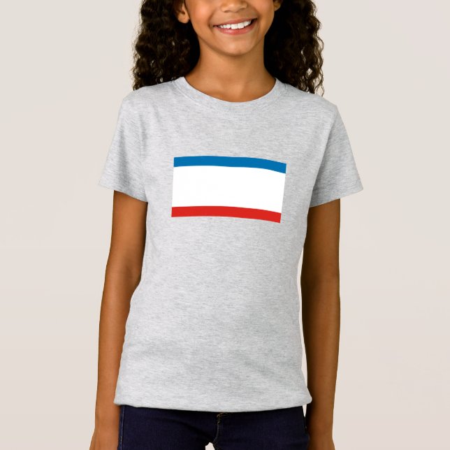 Crimea Flagga T Shirt (Framsida)
