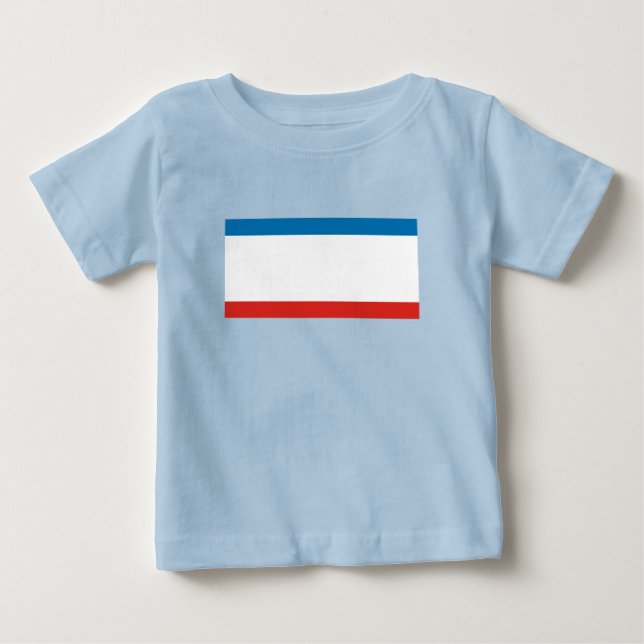 Crimea Flagga T Shirt (Framsida)