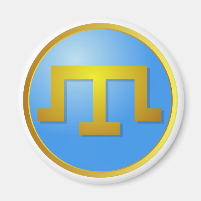 Crimean Tatars' Tamga Magnet (Framsidan)