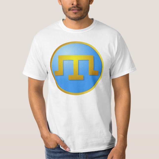 Crimean Tatarss för STORT TRYCK Tamga T Shirt (Framsida)