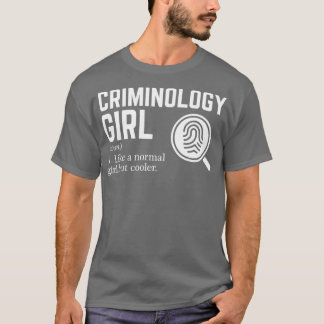 Criminology Girl2 T Shirt