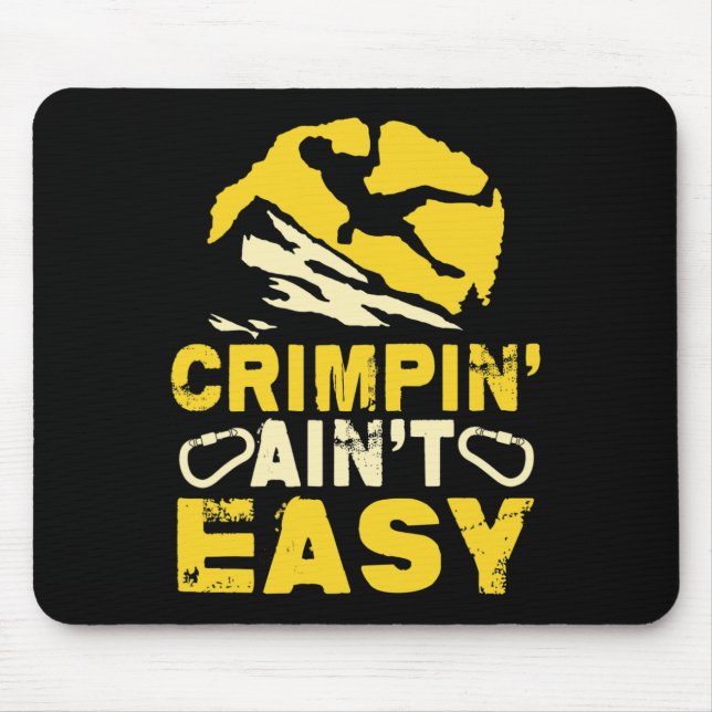 Crimpin' är inte lätt Crimping Klippklättring Roli Musmatta (Framsidan)
