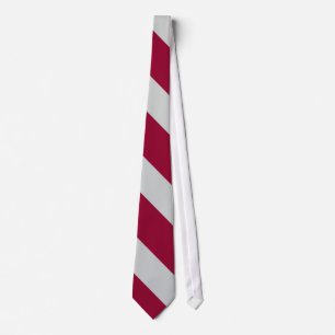 Crimson and Silver Stripe Tie Slips