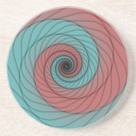 Crimson and Teal Vortex Underlägg
