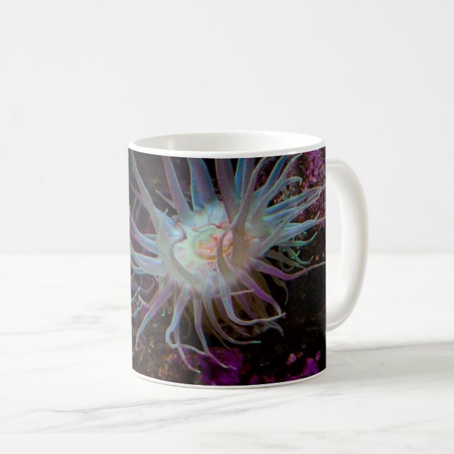 Crimson Anemone Coffee Mugg (Framsida höger)