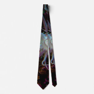 Crimson Anemone Neck Tie Slips