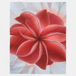 Crimson Azalea Fleece Blanket