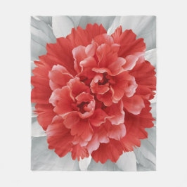 Crimson Azalea Fleece Blanket