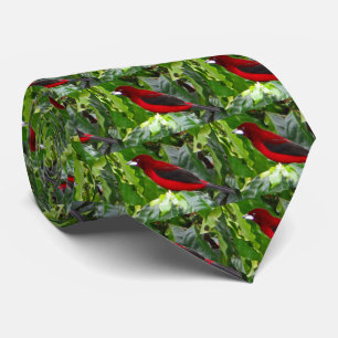 Crimson Backson Tanager Manar Tie Slips