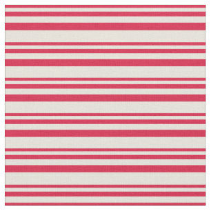Crimson & Beige Stripe/LUND Mönster Tyg