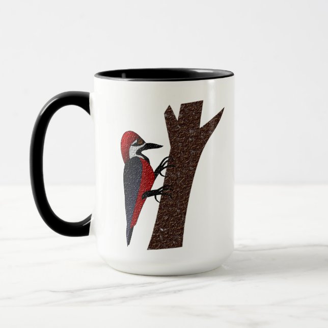 Crimson Belllied Woodpecker Mugg (Vänster)
