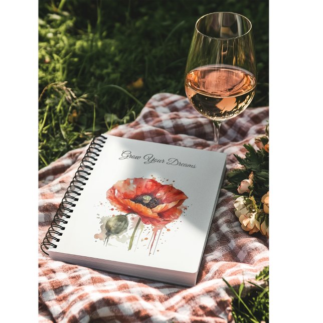 Crimson Bloom, custom Anteckningsbok (Skapare uppladdad)