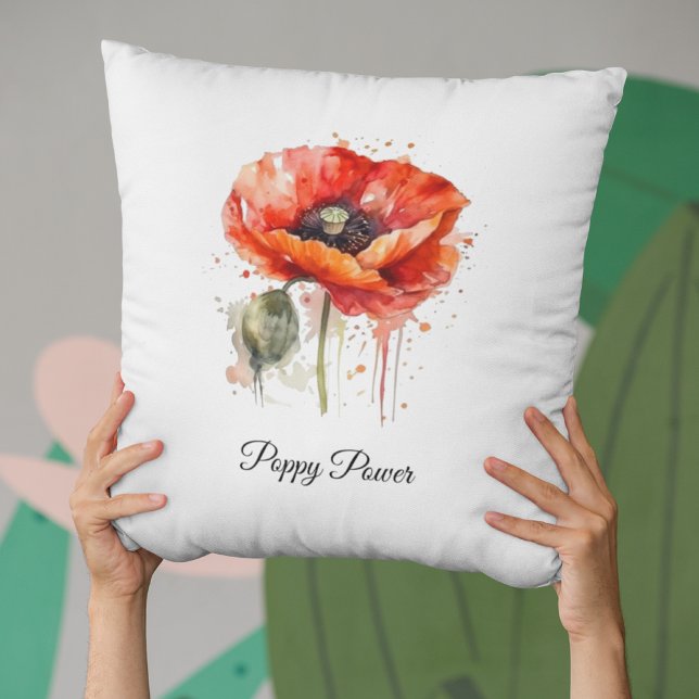 Crimson Bloom, custom Kudde (Skapare uppladdad)