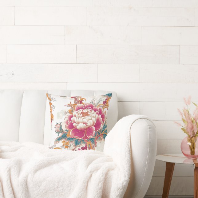 Crimson Bloom Kudde (Soffa)