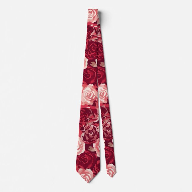 Crimson & Blush Seamless Rose Pattern Slips (Framsida)