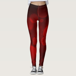 Crimson bubblar leggings