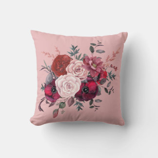 Crimson Bukett med rosor Pillow Kudde