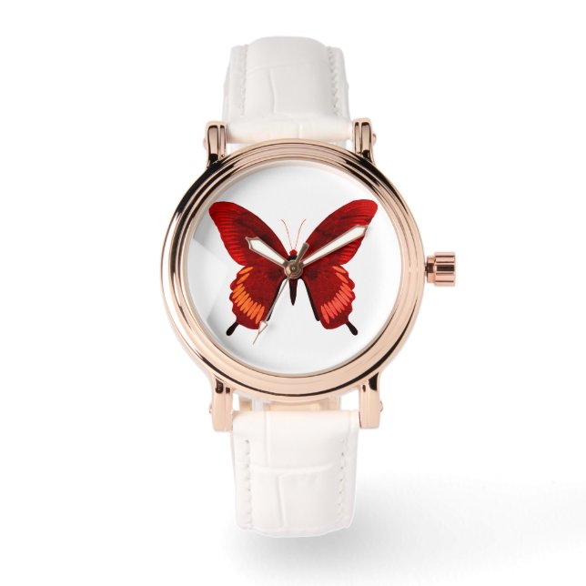 Crimson Butterfly eWatch Watch Armbandsur (Framsida)