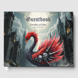 Crimson Cathedral Swan.  Gästböcker
